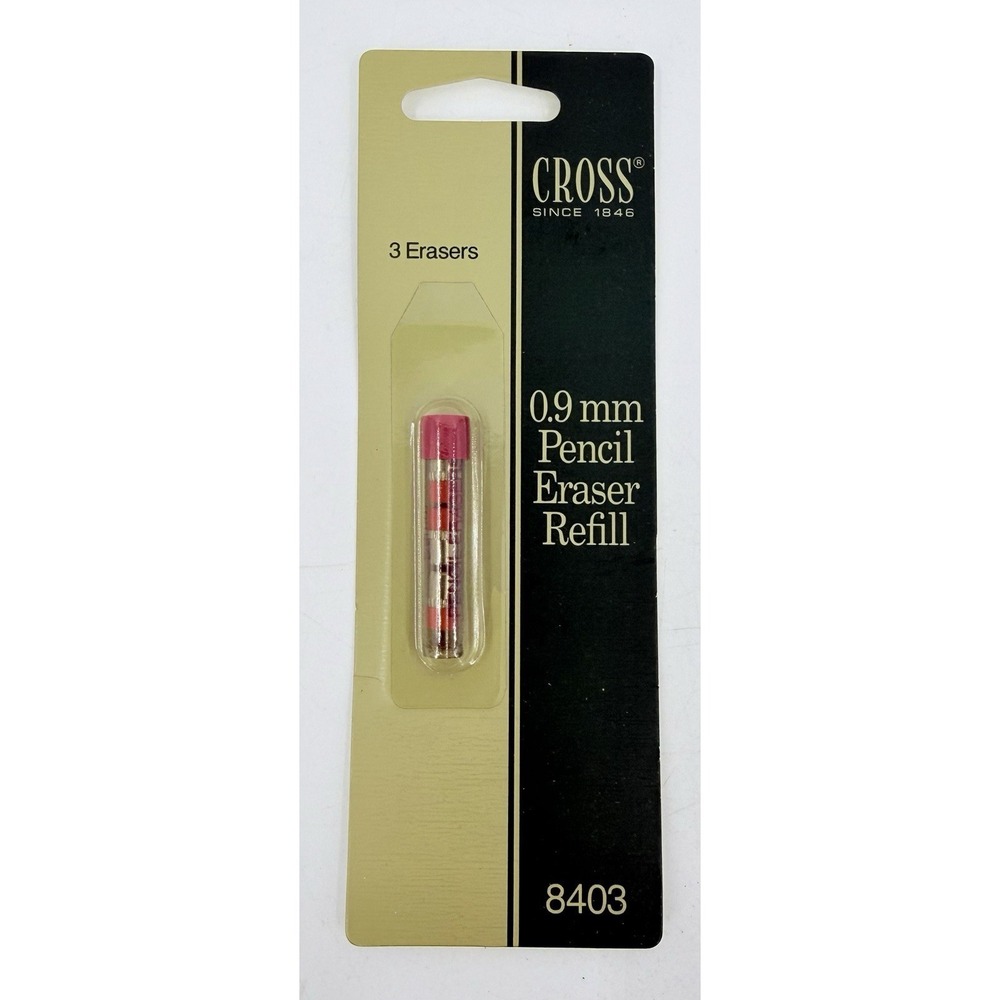 Cross A.T. Cross Co. Genuine Cross 0.9 Pencil Eraser‎ Refill #8403 New NOS NIP